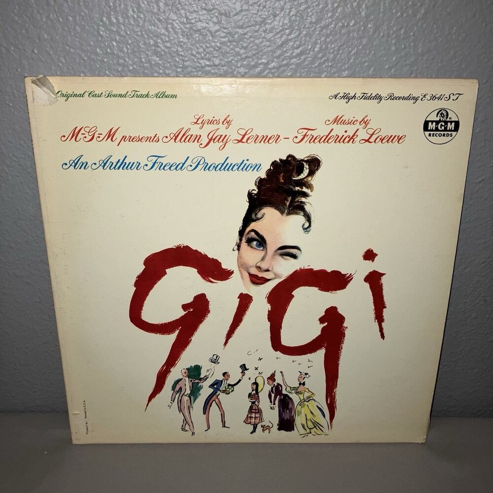 Vinyl Record Gigi Original Cast Soundtrack Album MGM Records 33rpm Good Shape